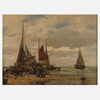 Wilhelm Hambüchen, Fischer beim Anlanden111