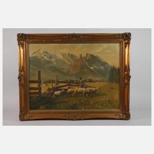 Marta Henckel-Pillnay, Schäfer mit seiner Herde