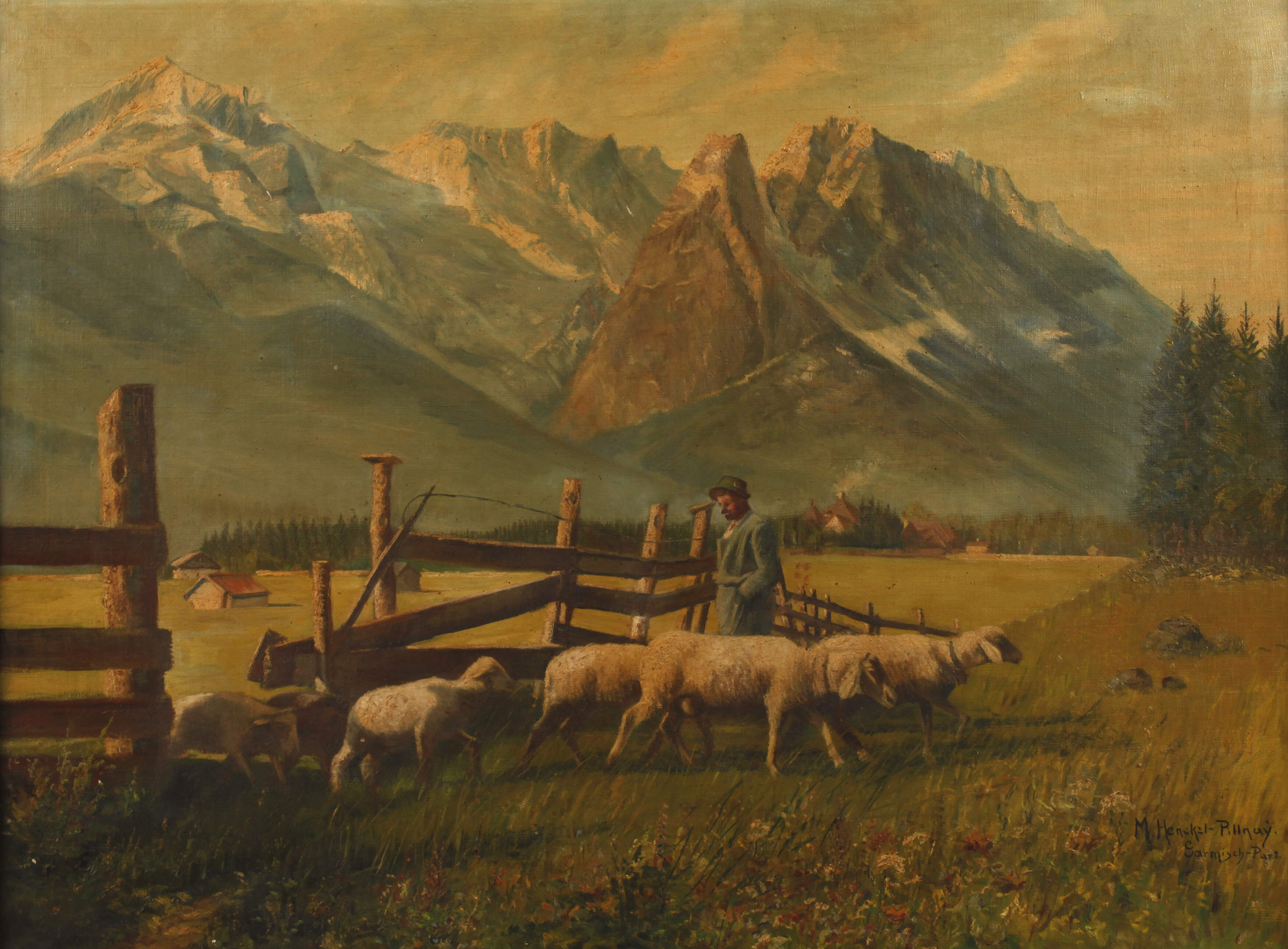 Marta Henckel-Pillnay, Schäfer mit seiner Herde