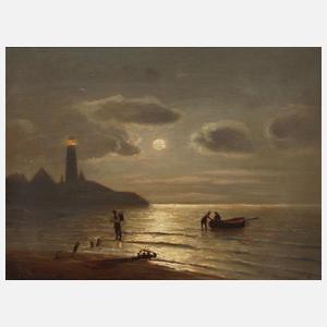 Hermine von Hermann, Nachts am Meer