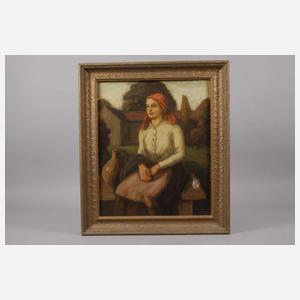 Wolfgang Jäger, "Fränkisches Bauernmädchen"