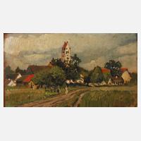 Karl Kaltenmoser, attr., "Blick auf Thaining"111