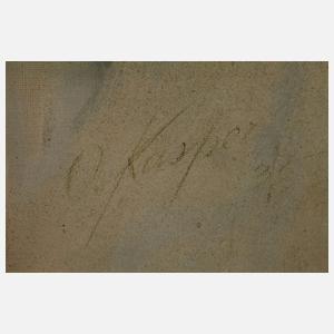 Oskar Kasper, Selbstportrait