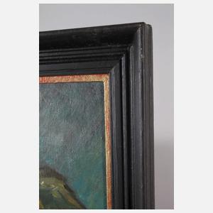 Hanns Kirchner, Stillleben mit Blumen und Tomaten