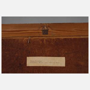 Hanns Kirchner, Stillleben mit Blumen und Tomaten