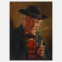 Otto Kirchner, Mann mit Pfeife111