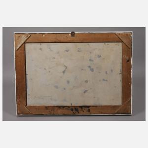 Prof. Walther Klemm, attr., Segelboot im Hafen