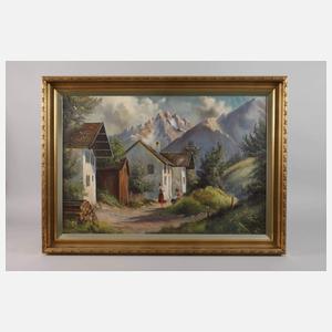 K. Krautwald, Dorfidylle in den Bergen