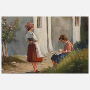 K. Krautwald, Dorfidylle in den Bergen