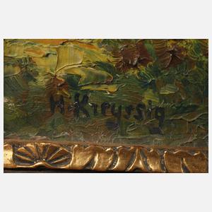 Hugo Kreyssig, "Waldrand am Starnbergersee"