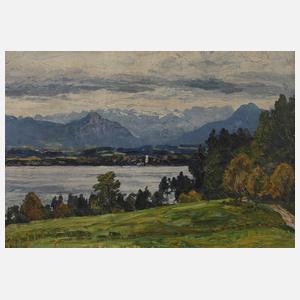 Hugo Kreyssig, See im Voralpenland