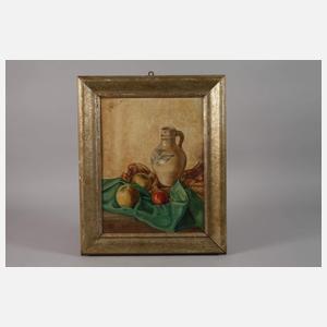 H. Lehnen, Stillleben mit Krug und Äpfeln