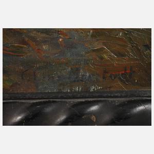 Clara Lins-Morstadt, Stillleben mit exotischem Vogel