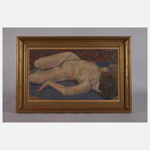 Georg Lodström, liegender Damenakt