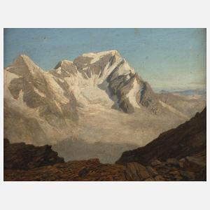 Georg Macco, "Ortler vom Eisseepass gesehen"