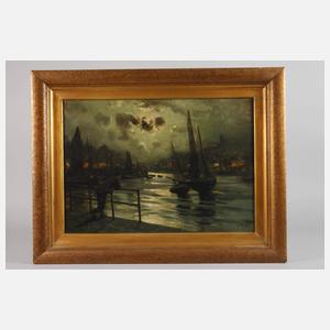 Georges P. Maroniez, Abends im Hafen