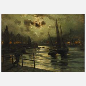 Georges P. Maroniez, Abends im Hafen