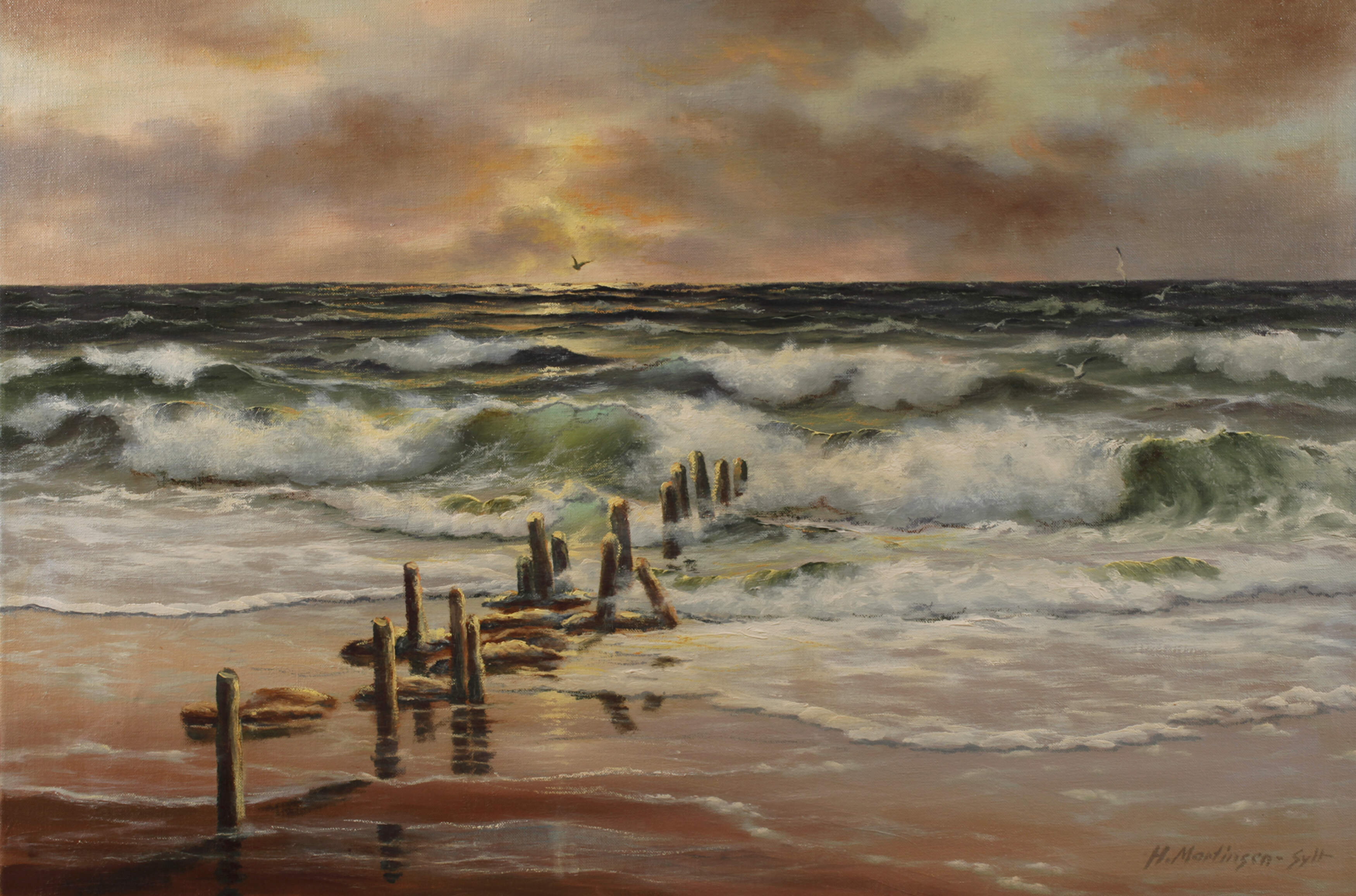 Helmut Martinsen, Brandung auf Sylt