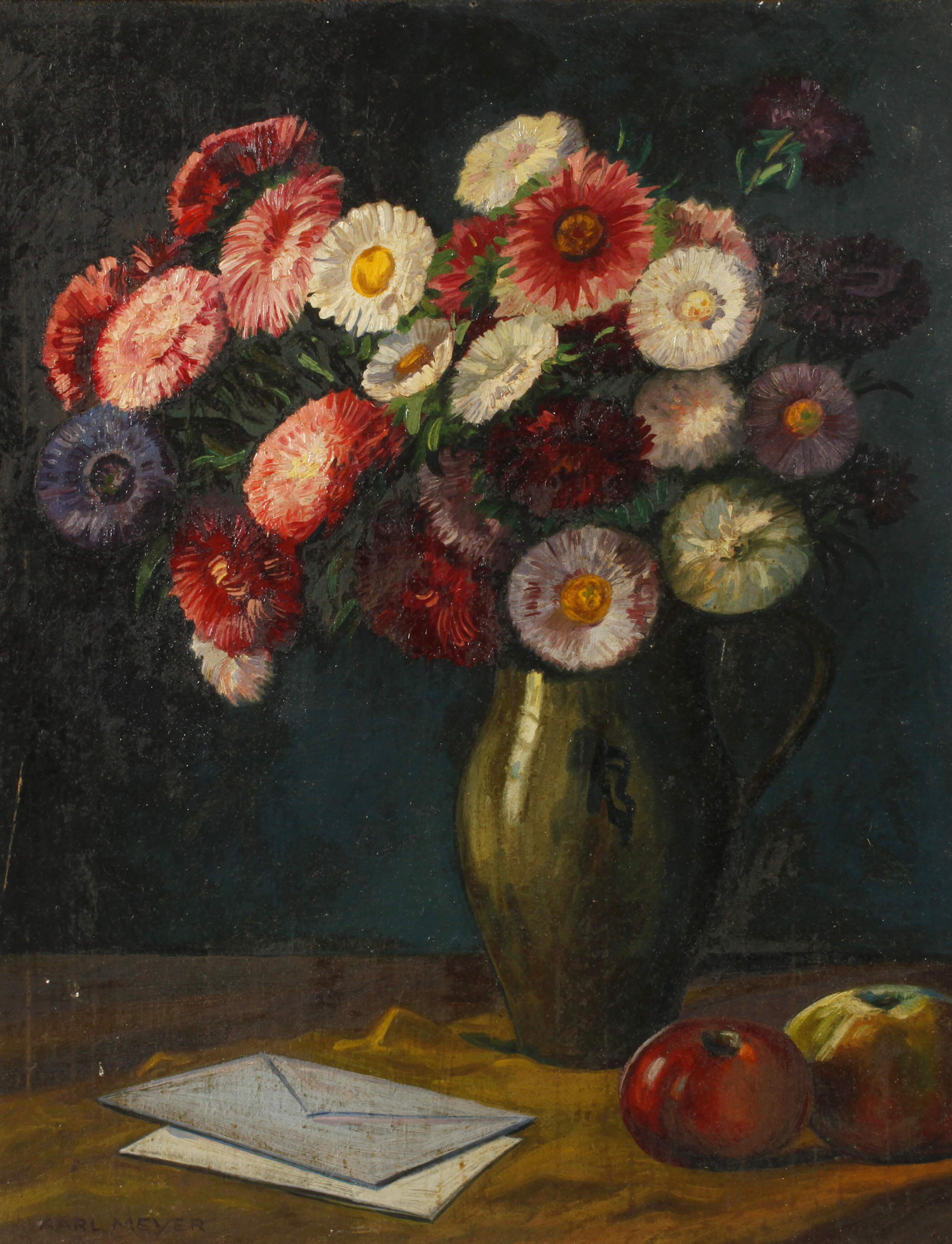 Karl Meyer, Blumenstillleben