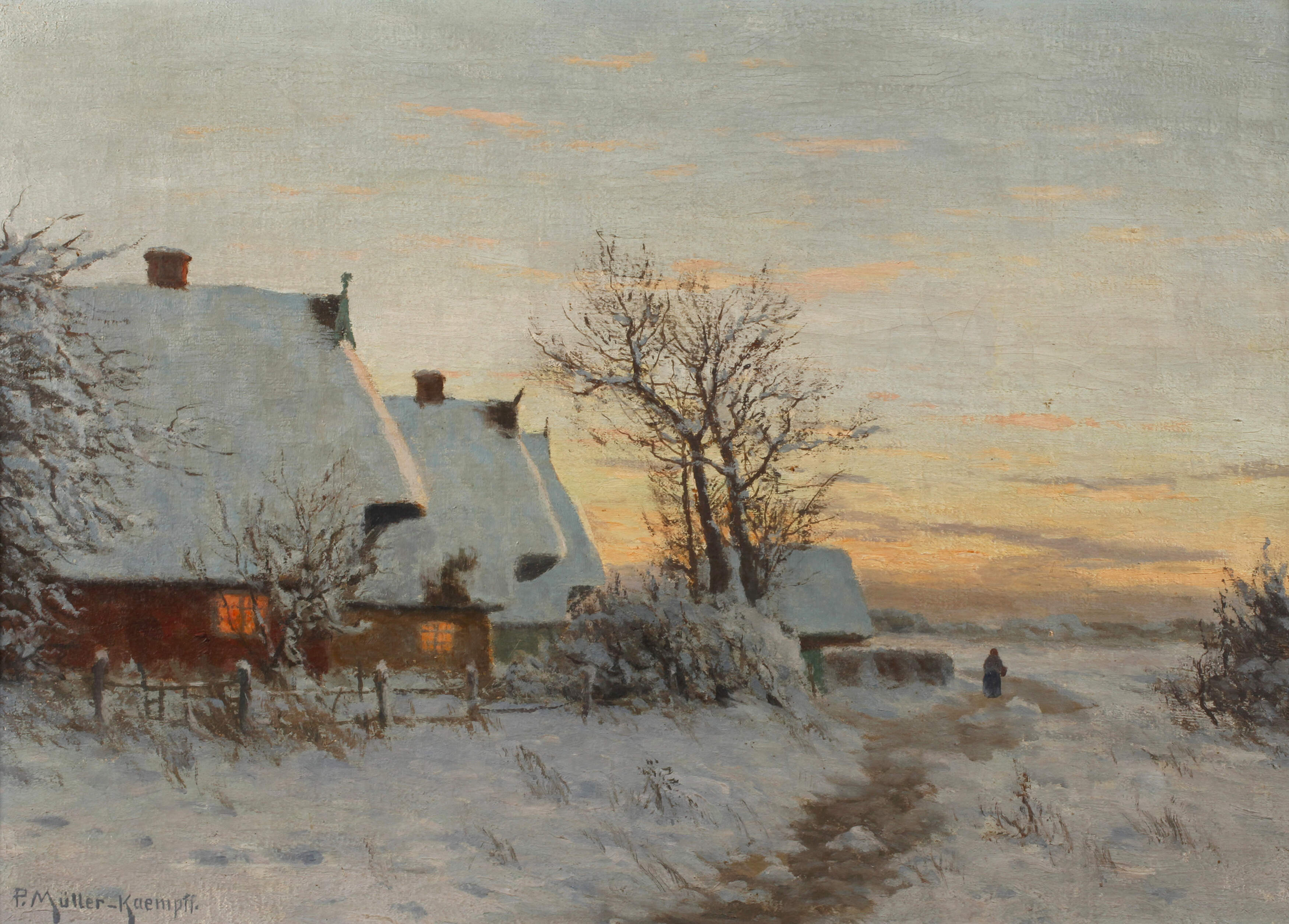 Prof. Paul Müller-Kaempff, Winterabend