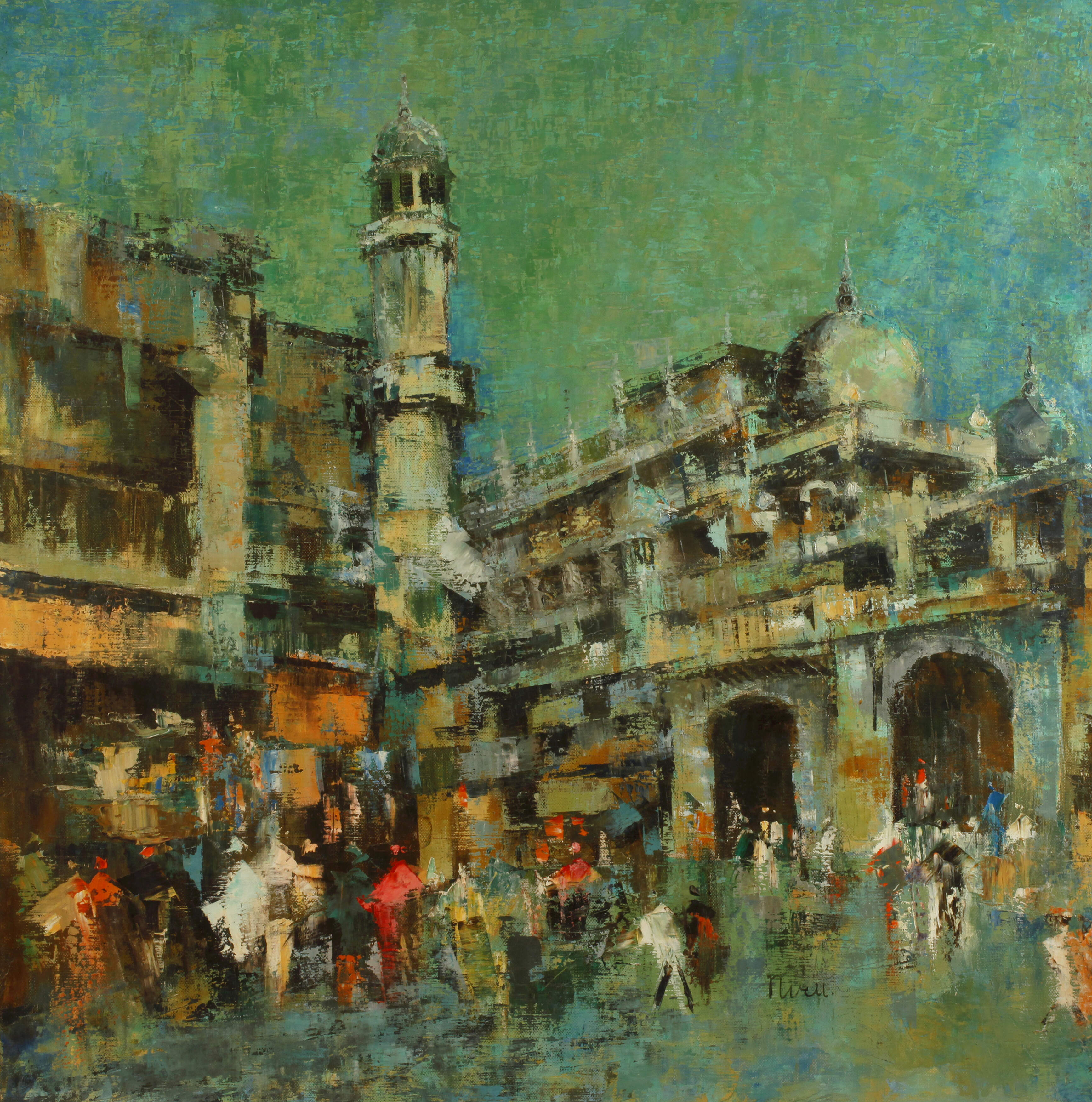 Nizu, Orientalische Stadtansicht