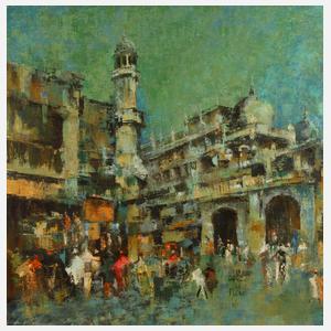 Nizu, Orientalische Stadtansicht