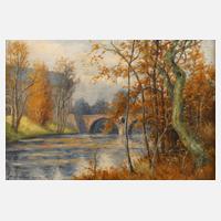 Max Oehler, Die Sternbrücke im Park an der Ilm111