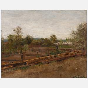 Oswald Adolf Erich, Bei der Gartenarbeit