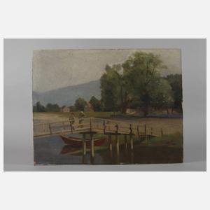 E. Schaltegger, Am Fluss