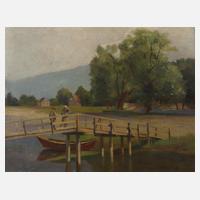 E. Schaltegger, Am Fluss111