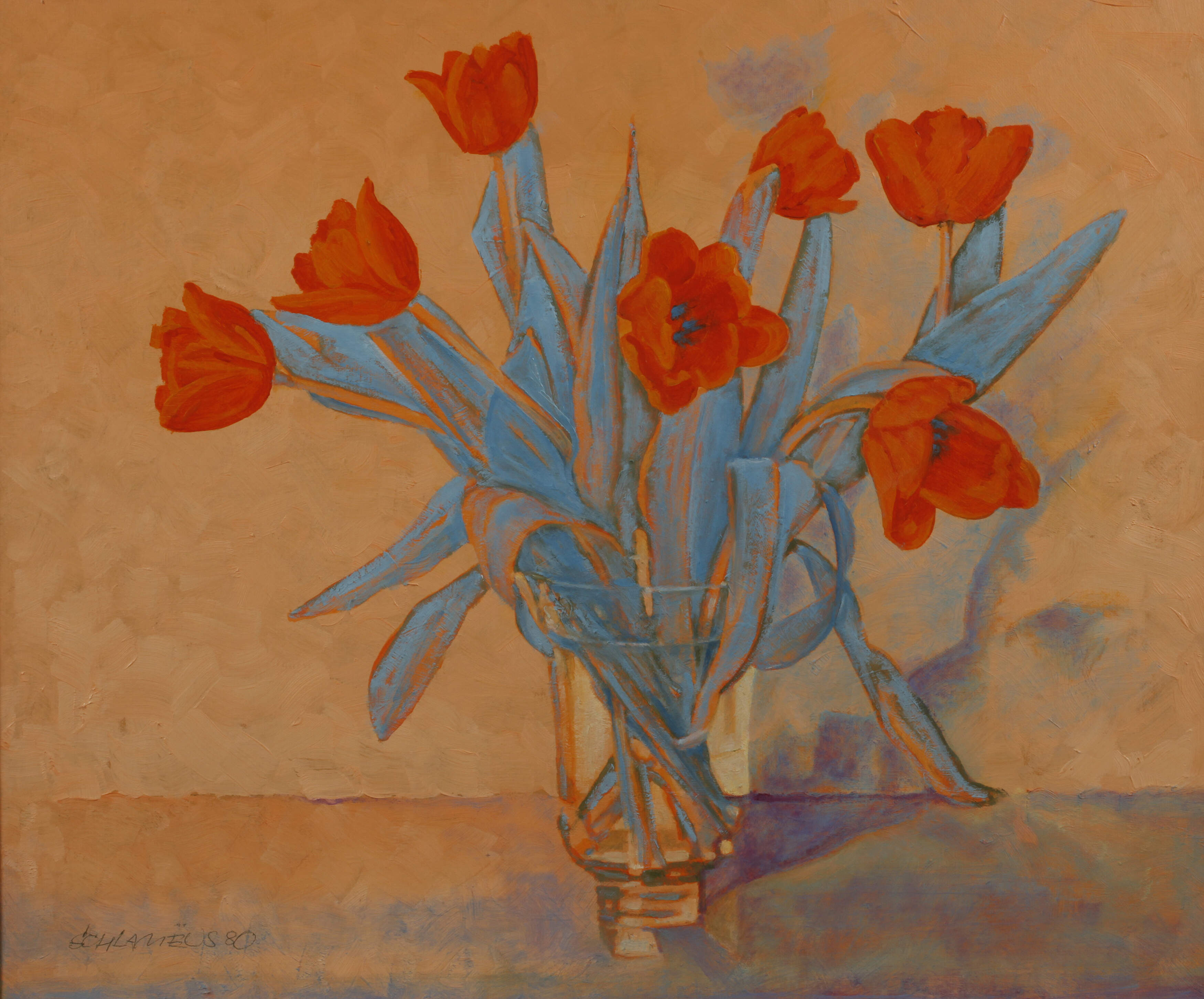 Schlamëus, Expressives Tulpenstillleben