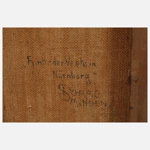 Julius Schrag, "Hinter der Feste in Nürnberg"