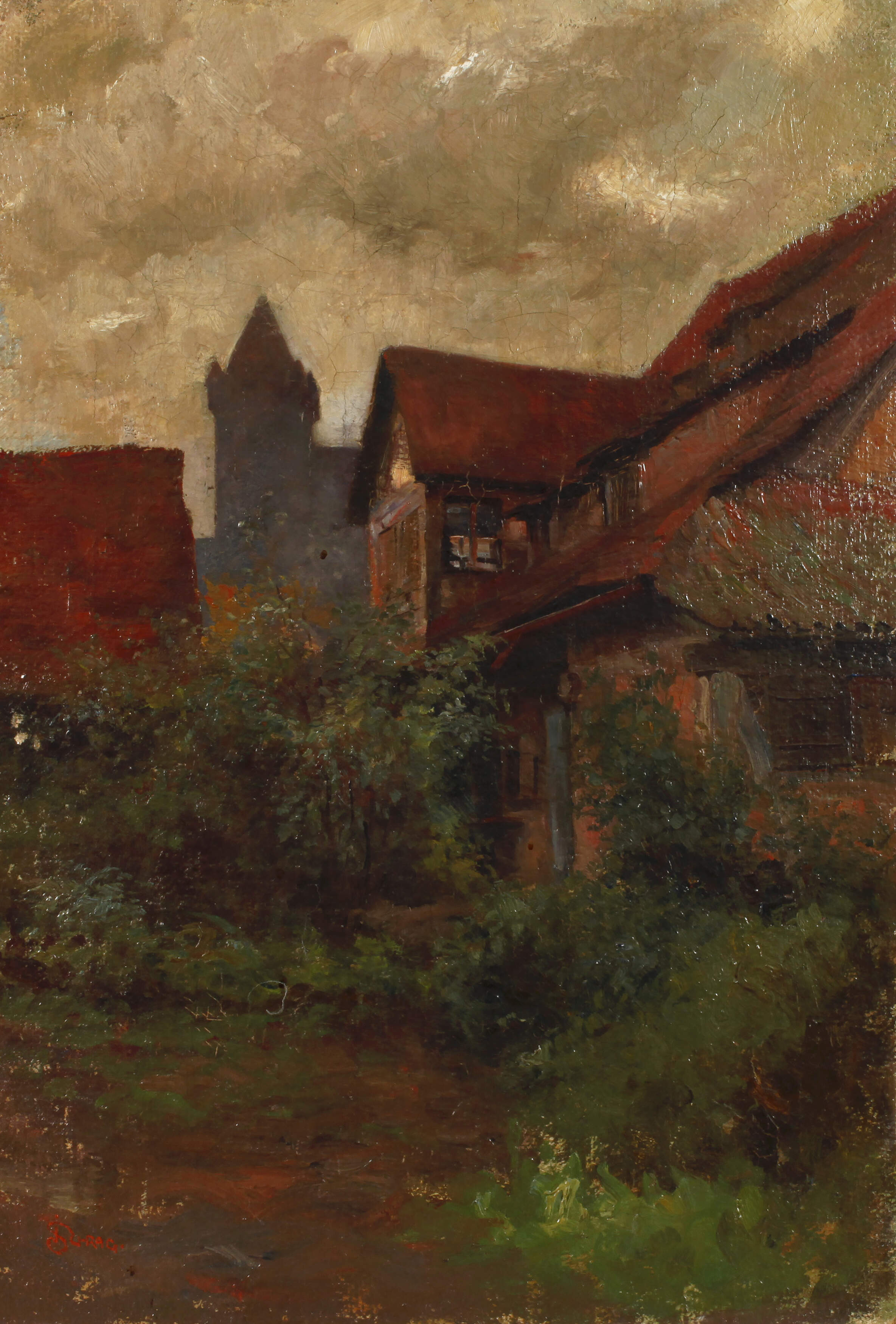 Julius Schrag, "Hinter der Feste in Nürnberg"