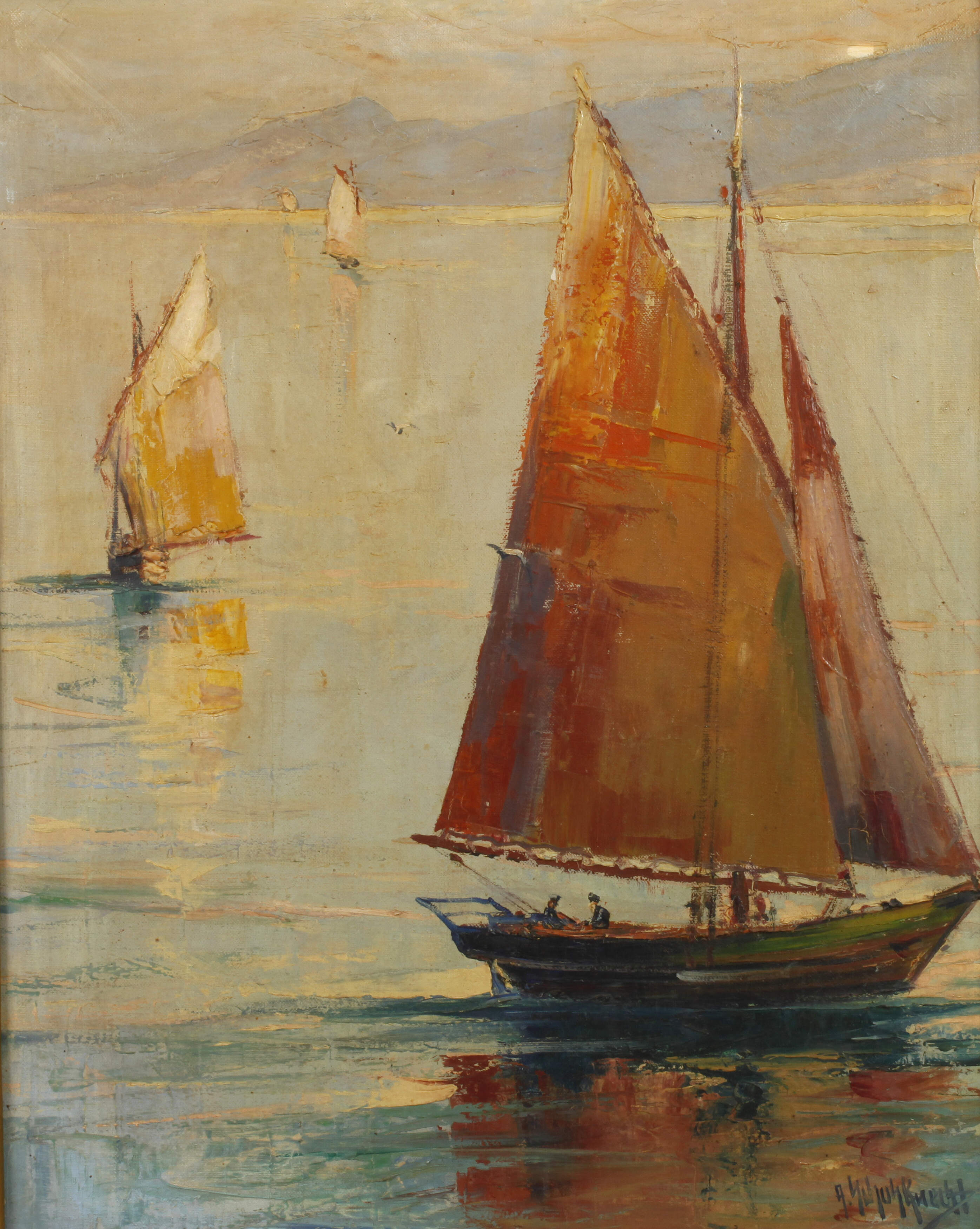 Adolf Schuhknecht, "Fischerboote ..."