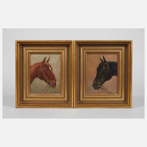 Christian Sell der Jüngere, Paar Pferdeköpfe