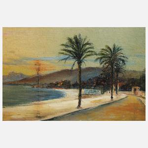 C. Stevens, Seepromenade in Cannes