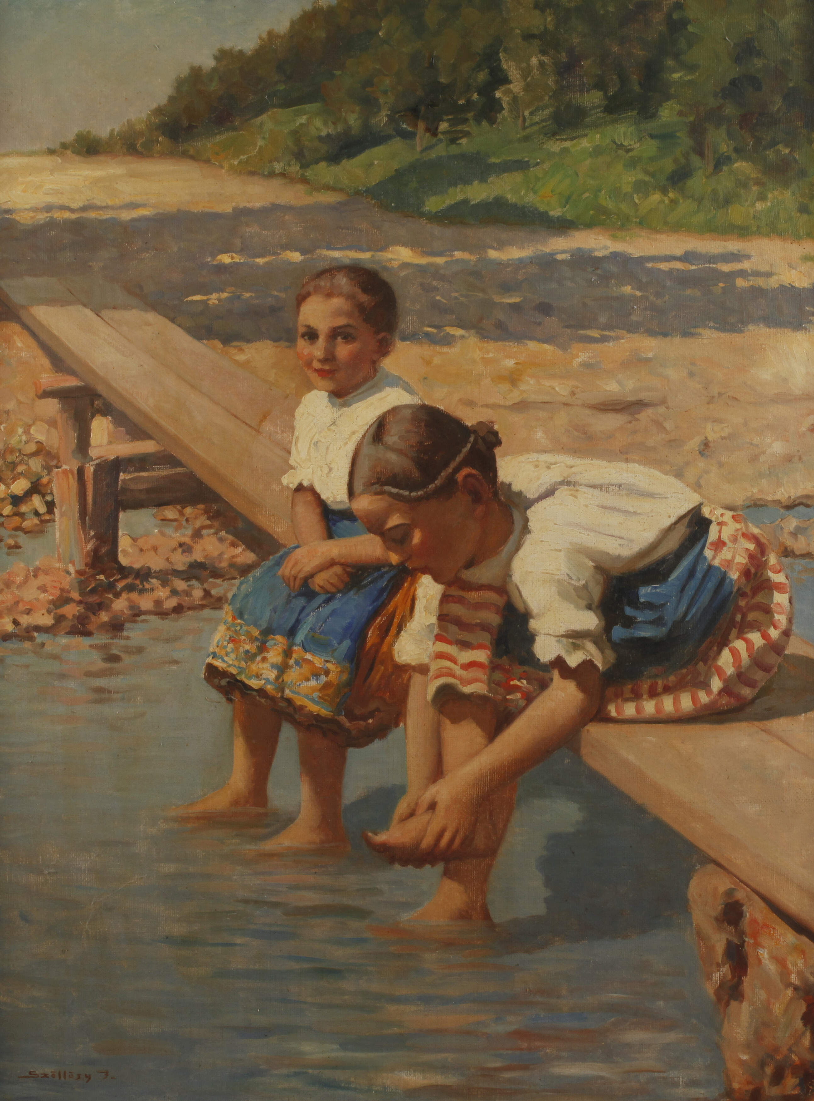 Janos Szöllösy, Mädchen am Fluss