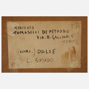 Mercedes Tomaselli de Petronio, "Dahlien"