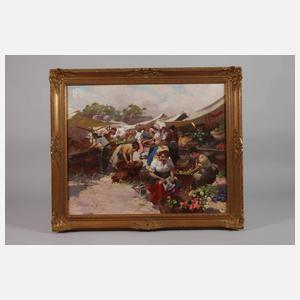 Witman Etelka Vizkeleti, "Markt in Siófok"