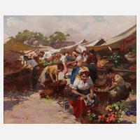 Witman Etelka Vizkeleti, "Markt in Siófok"111