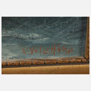 Edmund Völz, Segelschiff auf hoher See
