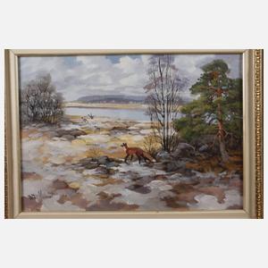 Bertil Widbrant, Fuchs auf Jagd