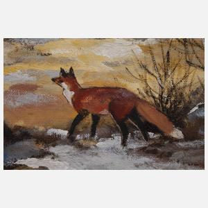 Bertil Widbrant, Fuchs auf Jagd