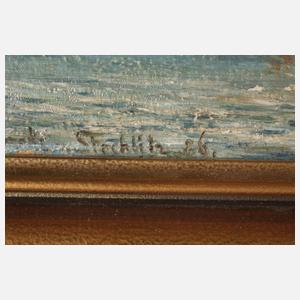 Zakrzowski von Stehlitz, "Blick auf den Vesuv"