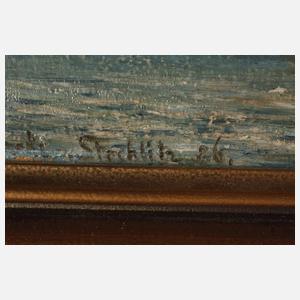 Zakrzowski von Stehlitz, "Blick auf den Vesuv"