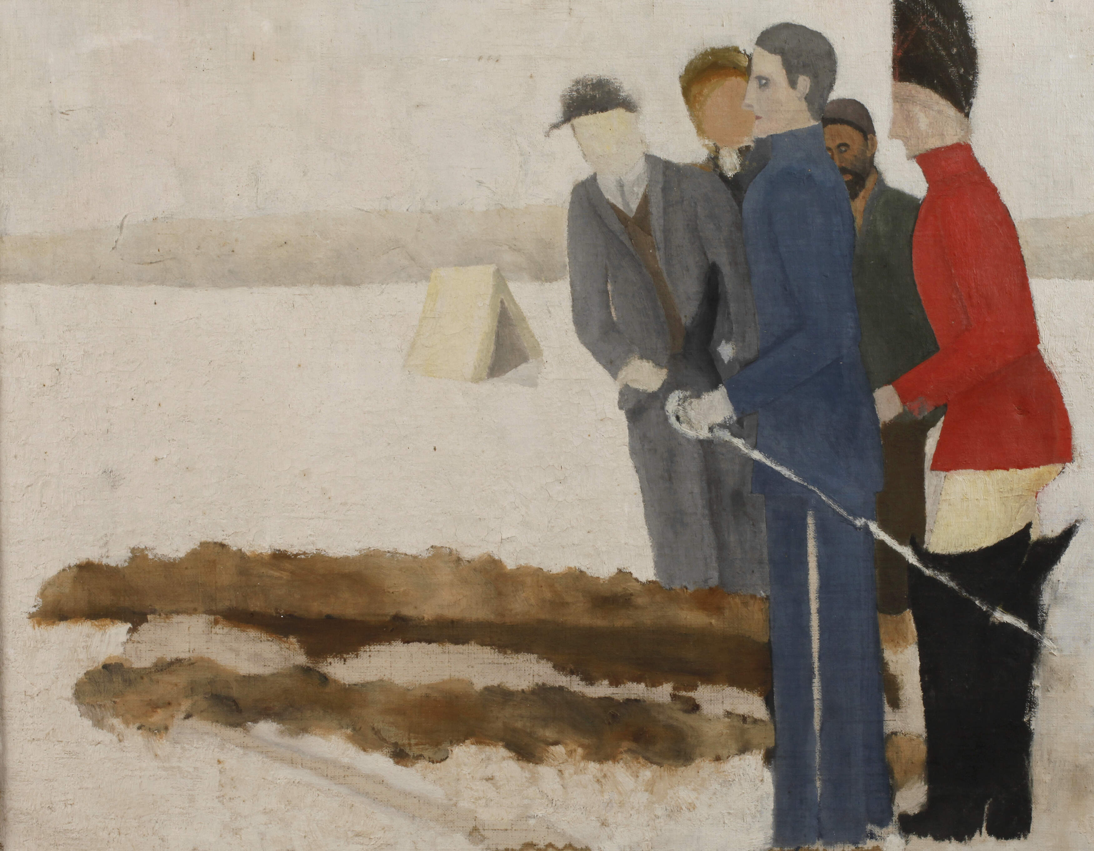 Das Begräbnis auf dem Feld