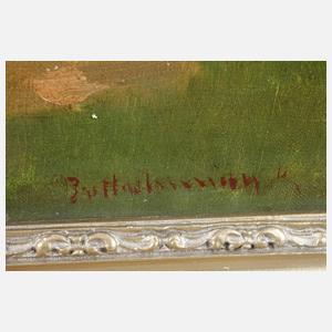 Damen in Sommerlandschaft