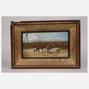 An der Pferdetränke