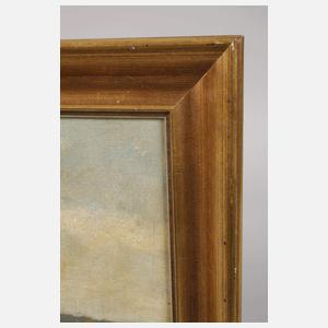 Landschaft mit Strohgarben