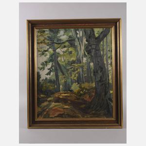 Sommerlicher Waldweg